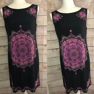 Maggy London black mandala dress
